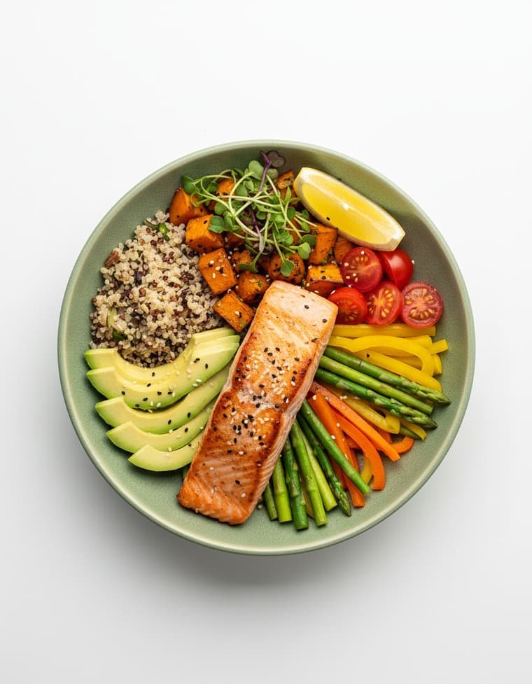 Healthy meal bowl